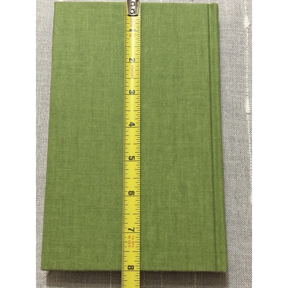 Vintage Green Fabric Log Book Military Federal Supply Record Journal New 8x5